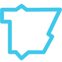 Pictogram of the map of Spain